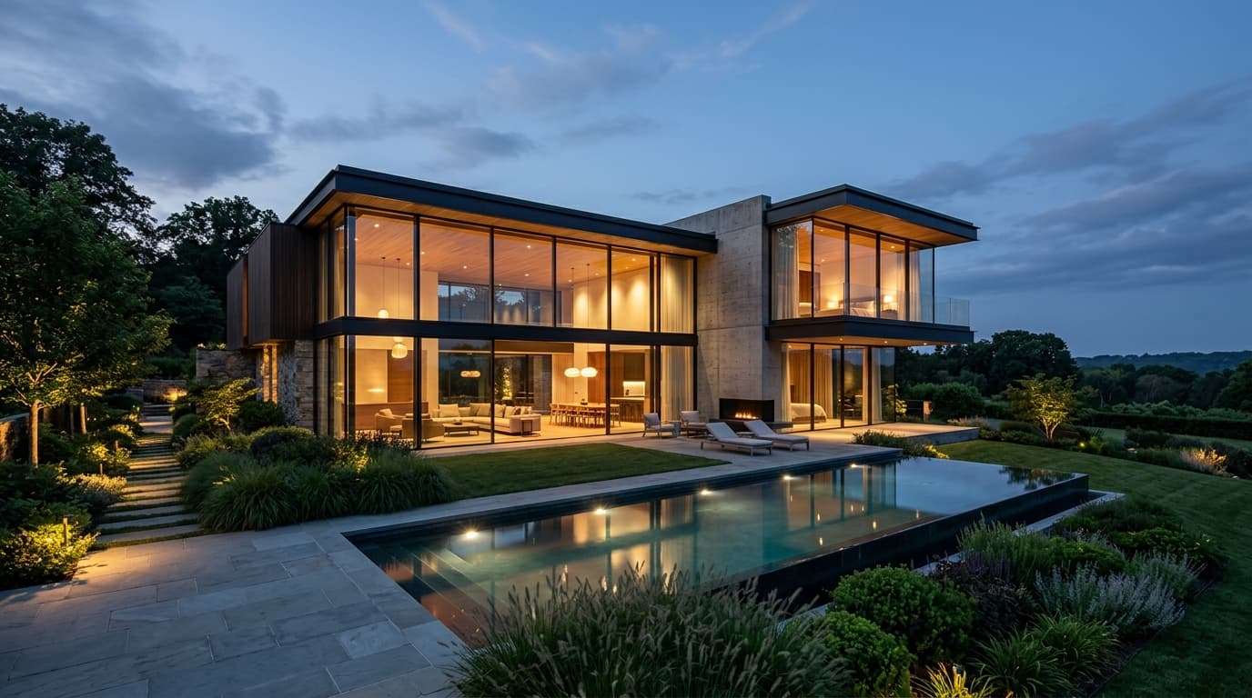 Modern architectural property and real estate technology